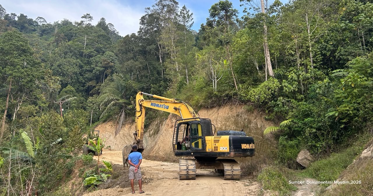 Proyek Jalan Boladangko–Banggaiba Berlanjut, Pemadatan Jalan Capai Wilayah Dekat Desa Lonca